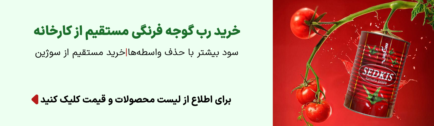 خرید رب گوجه فرنگی عمده از سوژین