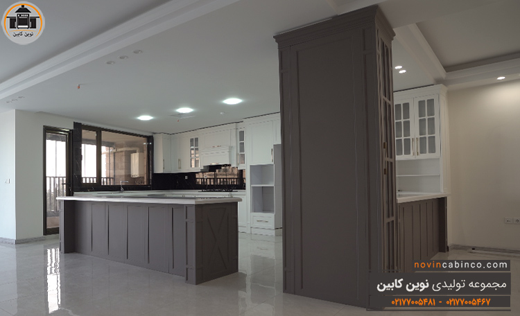 کابینت های گلاس نوین کابین
