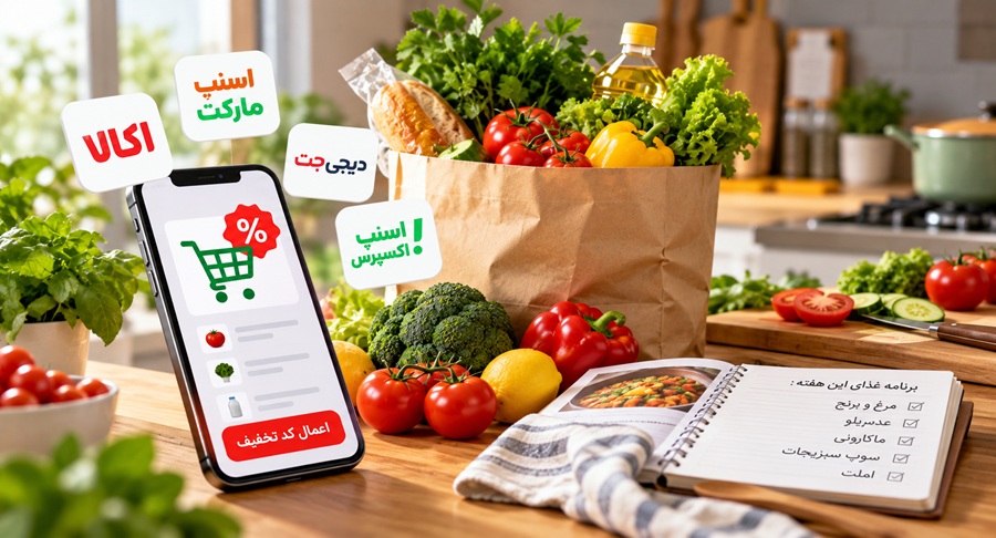 خرید کالای مورد نیاز آشپزی با کد تخفیف