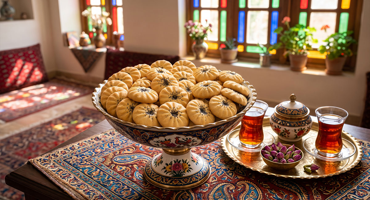 طرز تهیه کلوچه برنجی شیرازی؛ همراه همیشگی مسقطی
